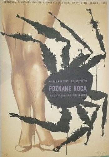 Fangor Wojciech-Poznane nocą, 1956